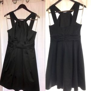 Black David's Bridal dress with pockets! Size 8.